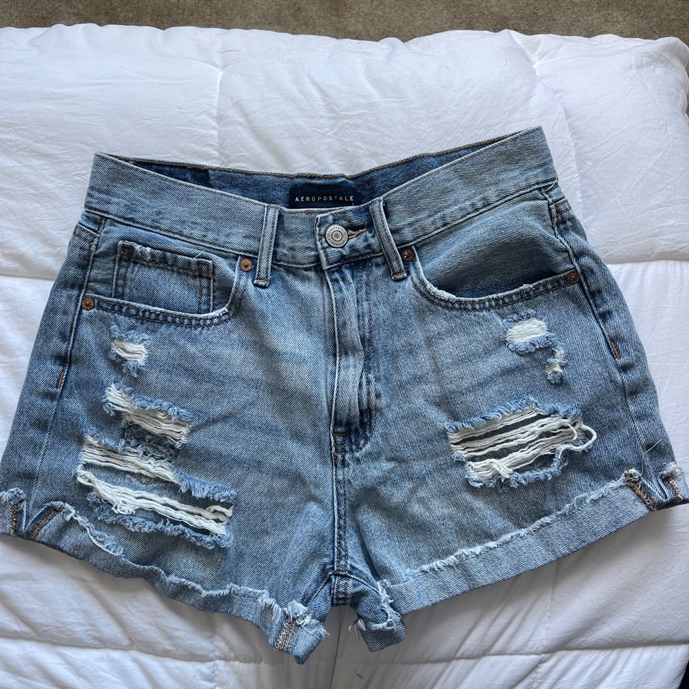 Aeropostale denim mom short